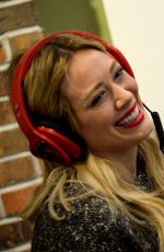 HILARY DUFF at The Elvis Duran Z100 Morning Show in New York