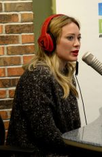 HILARY DUFF at The Elvis Duran Z100 Morning Show in New York