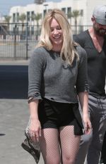 HILARY DUFF on the Set of All About You Music Video in Los Angeles
