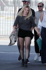 HILARY DUFF on the Set of All About You Music Video in Los Angeles