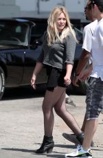 HILARY DUFF on the Set of All About You Music Video in Los Angeles