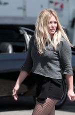 HILARY DUFF on the Set of All About You Music Video in Los Angeles