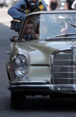 HILARY DUFF on the Set of All About You Music Video in Los Angeles