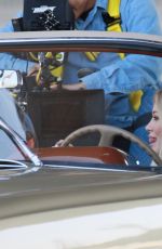 HILARY DUFF on the Set of All About You Music Video in Los Angeles