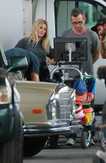 HILARY DUFF on the Set of All About You Music Video in Los Angeles