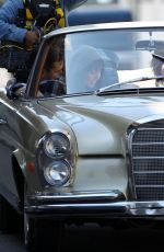 HILARY DUFF on the Set of All About You Music Video in Los Angeles
