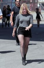 HILARY DUFF on the Set of All About You Music Video in Los Angeles