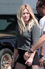 HILARY DUFF on the Set of All About You Music Video in Los Angeles