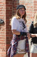 HILARY DUFF on the Set of Younger in New York