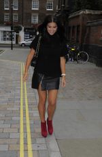 IMOGEN THOMAS Arrives at Chiltern Firehouse in London