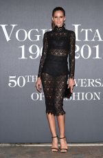 IZABEL GOULART at Vogue 50 Archive Party in Milan 