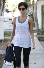 JAIMIE ALEXANDER in Tights :eaves a Gym in West Hollywood