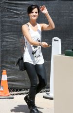JAIMIE ALEXANDER Leaves Barneys New York in Beverly Hills