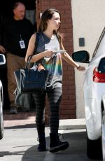 JANEL PARISH Leaves DWTS Rehersal in Los Angeles