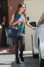 JANEL PARISH Leaves DWTS Rehersal in Los Angeles