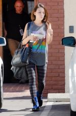 JANEL PARISH Leaves DWTS Rehersal in Los Angeles