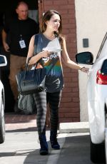 JANEL PARISH Leaves DWTS Rehersal in Los Angeles