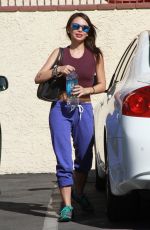 JANEL PARRISH Arrives at DWTS Rehearsals in Los Angeles