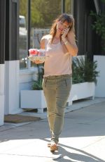 JENNIFER GARNER Leaves Coffee Bean in Los Angeles