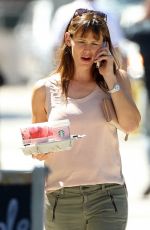 JENNIFER GARNER Leaves Coffee Bean in Los Angeles