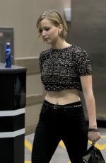 JENNIFER LAWRENCE Arrives at 2014 Iheartradio Music Festival in Las Vegas