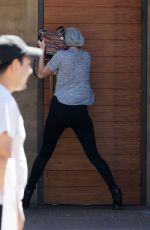 JENNIFER LAWRENCE in Tight Arives at Nobu Resturant in Malibu