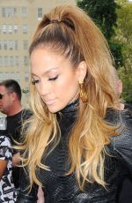 JENNIFER LOPEZ at a Set of Music Video in Manhattan