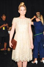 JENNIFER MORRISON at Monique Lhuillier Fashion Show in New York