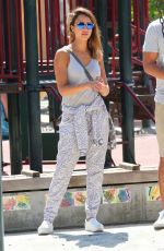 JESSICA ALBA at Cold Water Canyon Park in Beverly Hills 2109