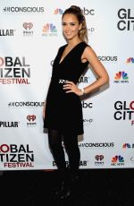 JESSICA ALBA at Global Citizen Festival VIP Lounge in New York
