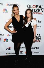 JESSICA ALBA at Global Citizen Festival VIP Lounge in New York