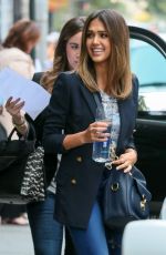 JESSICA ALBA Heading to a Meeting in New York 2909