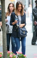 JESSICA ALBA Heading to a Meeting in New York 2909