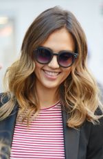 JESSICA ALBA Leaves Trump Soho Hotel in New York 2609