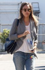 JESSICA ALBA Out and About in Santa Monica 2309