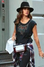 JESSICA ALBA Out in New York 2609