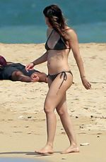 JESSICA BIEL in Bikini on the Beach in Maui