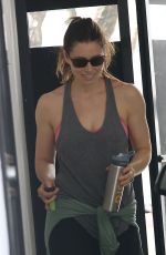 JESSICA BIEL Leaves a Gym in West Hollywood 0909