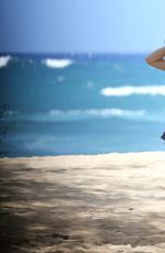 JESSICA BIEL on the Beach in Maui