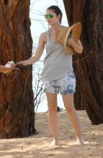 JESSICA BIEL on the Beach in Maui