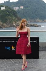 JESSICA CHASTAIN at Disappearance of Eleanor Rigby Photocall in San Sebastian