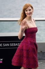 JESSICA CHASTAIN at Disappearance of Eleanor Rigby Photocall in San Sebastian