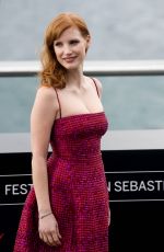 JESSICA CHASTAIN at Disappearance of Eleanor Rigby Photocall in San Sebastian