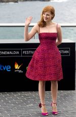 JESSICA CHASTAIN at Disappearance of Eleanor Rigby Photocall in San Sebastian