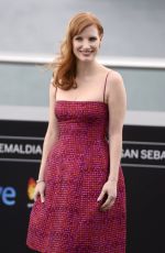 JESSICA CHASTAIN at Disappearance of Eleanor Rigby Photocall in San Sebastian