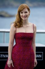 JESSICA CHASTAIN at Disappearance of Eleanor Rigby Photocall in San Sebastian