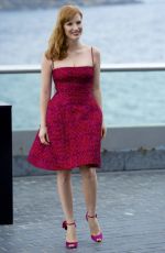 JESSICA CHASTAIN at Disappearance of Eleanor Rigby Photocall in San Sebastian