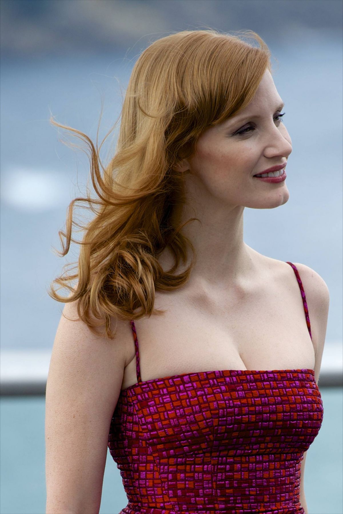 JESSICA CHASTAIN at Disappearance of Eleanor Rigby Photocall in San Sebasti...