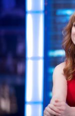 JESSICA CHASTAIN at El Hormiguero TV Show in MAdrid