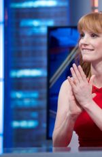 JESSICA CHASTAIN at El Hormiguero TV Show in MAdrid